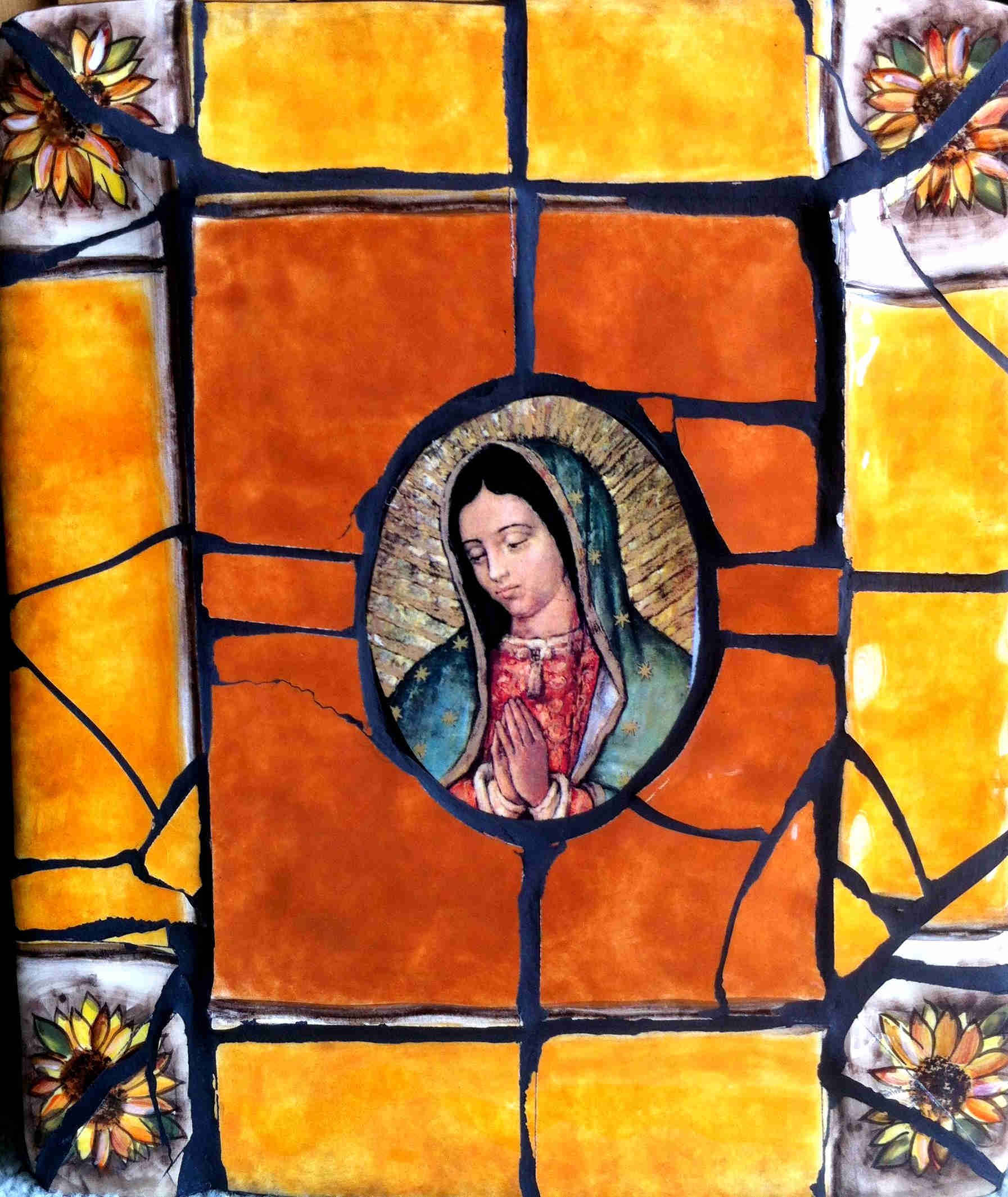 Our Lady of Guadalupe Mosaic 12x14