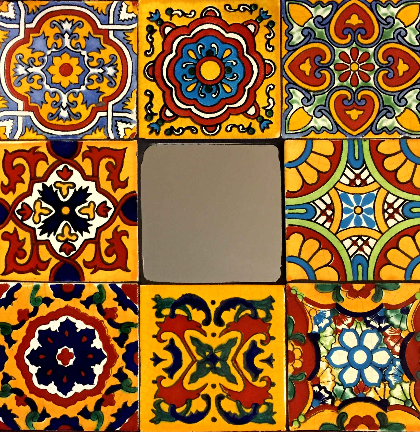 Mexican Style Tiles 1 14x14