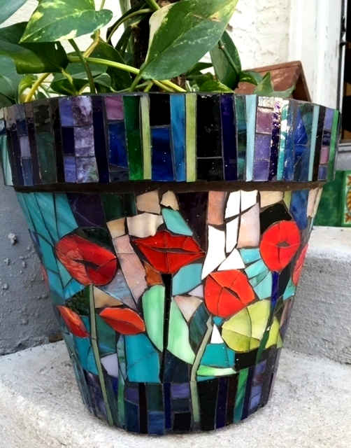 Poppy Flower Pot