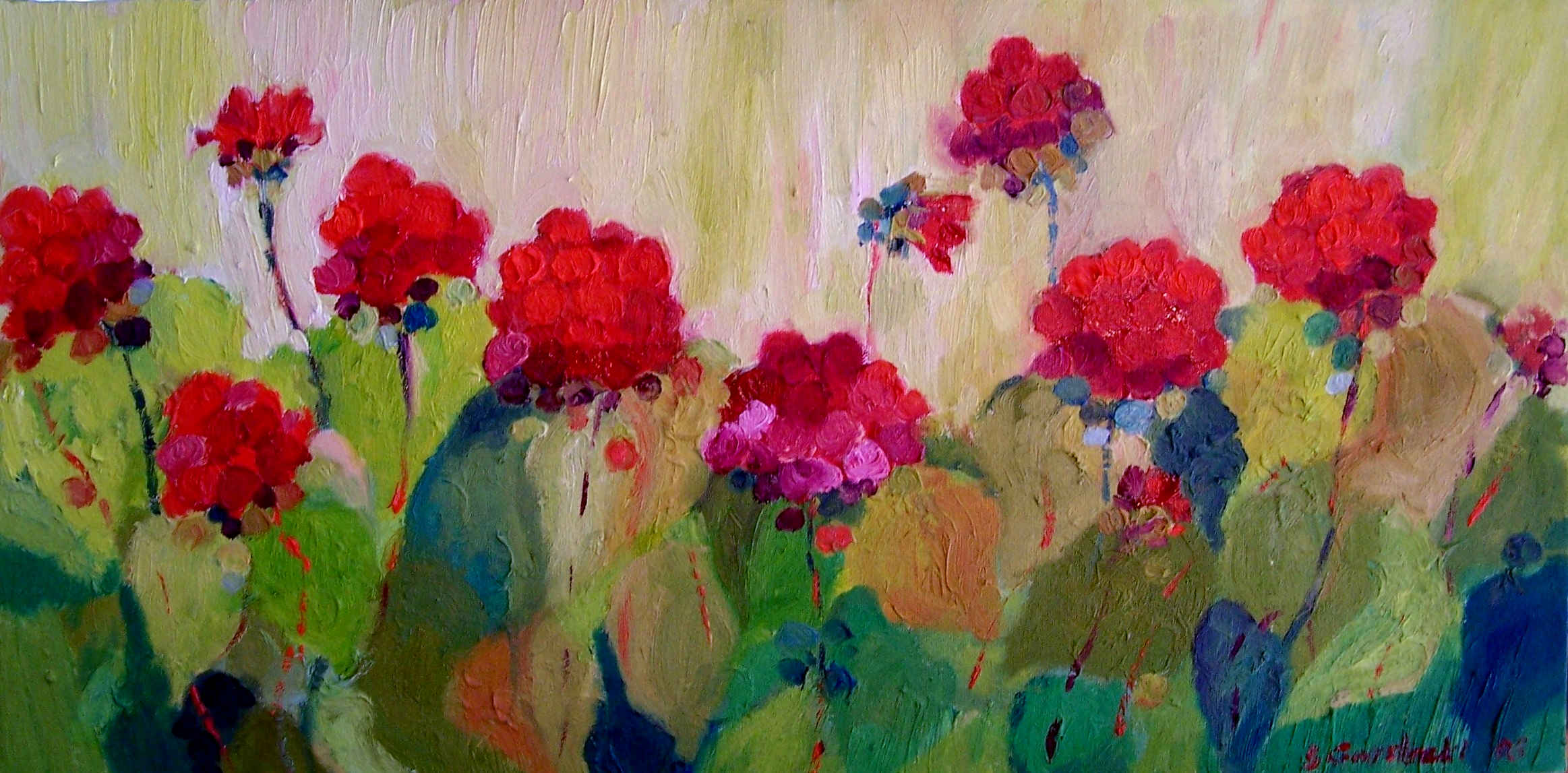 Spring Begonias 12x24